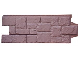 Фасадная панель Grand Line Крупный камень Стандарт Земля