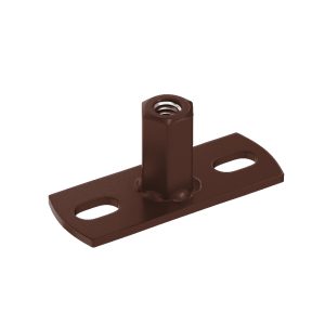 Aquasystem Держатель для хомута под метиз RAL 8017 коричневый