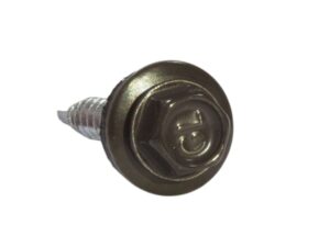 Саморезы 4,8х70 RAL 8019 серо-коричневый