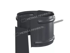 125/100 МП Престиж Держатель трубы (на кирпич) RAL7024 серый графит