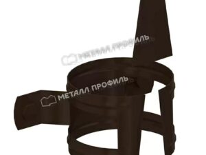 125/100 МП Престиж Держатель трубы (на дерево) RR32 темно-коричневый