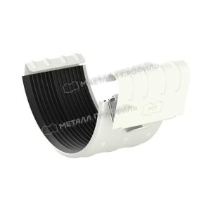 150/100 МП Престиж Соединитель желоба RAL9010 белый