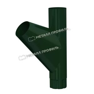 125/100 МП Престиж Тройник трубы RAL6005 зеленый