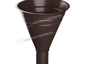 125/100 МП Престиж Воронка водосборная RAL8017 коричневый