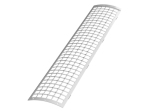 125/82 ТН Решетка желоба защитная 0,6м RAL 9003 белый
