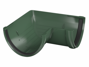 125/82 ТН Угол желоба 90гр RAL 6005 зеленый