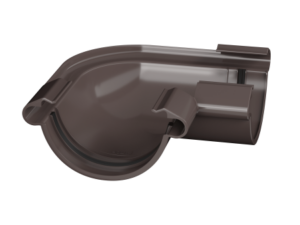 152/100 ТН МАКСИ Угол желоба 90гр RAL 8019 коричневый
