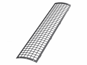 125/82 ТН Решетка желоба защитная 0,6м RAL 7024 серый