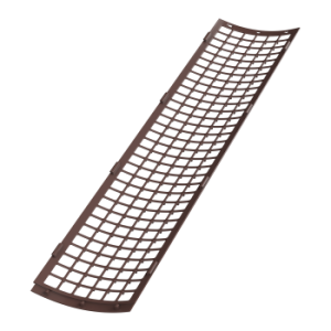 125/82 ТН Решетка желоба защитная 0,6м RAL 8017 коричневый