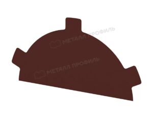 Металл Профиль Заглушка конька круглого простая (PURETAN-20-RR29-0.5)