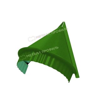 Металл Профиль Заглушка конька круглого конусная NormanMP (ПЭ-01-6018-0.5)
