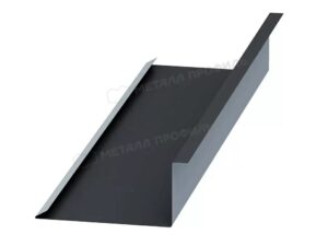 Металл Профиль Планка примыкания нижняя 250х122х2000 NormanMP (ПЭ-01-7024-0.5)
