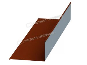 Металл Профиль Планка примыкания верхняя 250х147х2000 (AGNETA-03-CopperCopper-0.5)