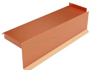 Металл Профиль Планка сегментная торцевая правая 400 мм (AGNETA-03-CopperCopper-0.5)
