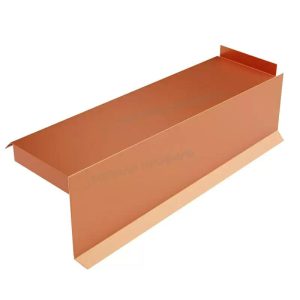 Металл Профиль Планка сегментная торцевая правая 400 мм (AGNETA-03-CopperCopper-0.5)