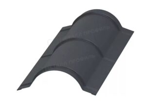 Металл Профиль Планка конька круглого R110х2000 (ПЭ-01-7024-0.45)