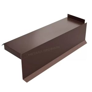 Металл Профиль Планка сегментная торцевая правая 350 мм (PURETAN-20-8017-0.5)
