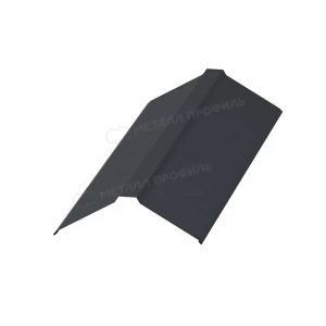 Металл Профиль Планка конька плоского 120х120х2000 NormanMP (ПЭ-01-7024-0.5)