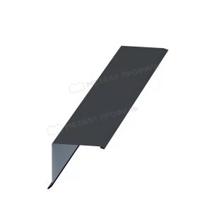 Металл Профиль Планка торцевая 135х145х2000 NormanMP (ПЭ-01-7024-0.5)