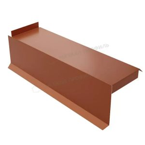 Металл Профиль Планка сегментная торцевая левая 350 мм (PURETAN-20-RR750-0.5)