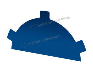 Металл Профиль Заглушка конька круглого простая (PURMAN-20-5005-0.5)