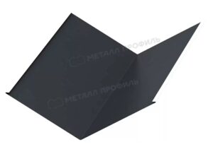 Металл Профиль Планка ендовы нижняя 298х298х2000 NormanMP (ПЭ-01-7024-0.5)