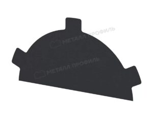 Металл Профиль Заглушка конька круглого простая (PURETAN-20-RR23-0.5)