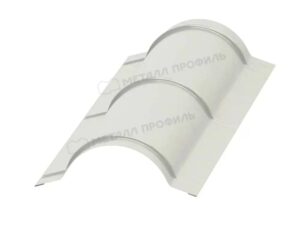 Металл Профиль Планка конька круглого R110х2000 (ПЭ-01-9002-0.45)