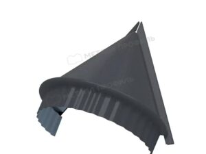 Металл Профиль Заглушка конька круглого конусная (PURMAN-20-7024-0.5)