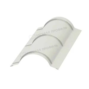 Металл Профиль Планка конька круглого R110х2000 NormanMP (ПЭ-01-9002-0.5)