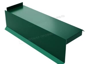Металл Профиль Планка сегментная торцевая левая 400 мм NormanMP (ПЭ-01-6005-0.5)