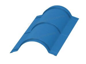 Металл Профиль Планка конька круглого R110х2000 NormanMP (ПЭ-01-5015-0.5)