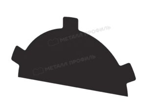 Металл Профиль Заглушка конька круглого простая (PURETAN-20-RR32-0.5)