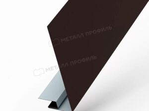 Металл Профиль Планка карнизного свеса сложная 250х50х2000 NormanMP (ПЭ-01-8017-0.5)