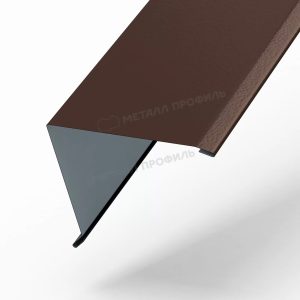 Металл Профиль Планка торцевая 135х145х2000 (PURETAN-20-8017-0.5)