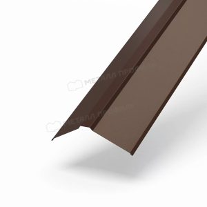 Металл Профиль Планка конька плоского 190х190х2000 (PURETAN-20-8017-0.5)