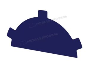 Металл Профиль Заглушка конька круглого простая NormanMP (ПЭ-01-5002-0.5)