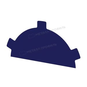 Металл Профиль Заглушка конька круглого простая NormanMP (ПЭ-01-5002-0.5)