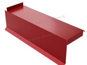 Металл Профиль Планка сегментная торцевая левая 400 мм NormanMP (ПЭ-01-3020-0.5)