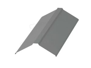 Металл Профиль Планка конька плоского 190х190х2000 NormanMP (ПЭ-01-9006-0.5)
