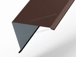 Металл Профиль Планка торцевая 95х120х2000 (ПЭ-01-8017-0.45)