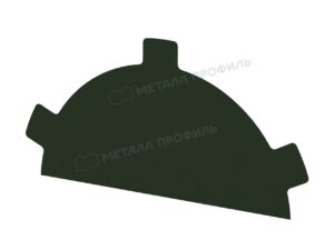 Металл Профиль Заглушка конька круглого простая (PURETAN-20-RR11-0.5)
