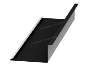 Металл Профиль Планка примыкания нижняя 250х122х2000 (PURMAN-20-9005-0.5)