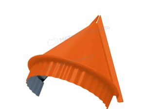 Металл Профиль Заглушка конька круглого конусная NormanMP (ПЭ-01-2004-0.5)