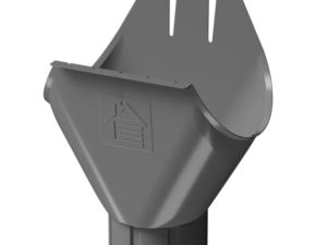 Döcke STAL PREMIUM Воронка желоба 125/90 (Графит 7024)