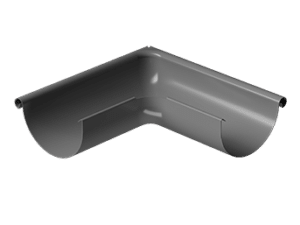 Döcke STAL PREMIUM Угол внешний 90⁰ D125 (Графит 7024)
