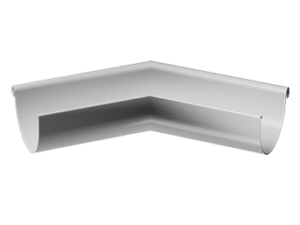 Döcke STAL PREMIUM Угол внешний 135⁰ D125 (Пломбир 9010)