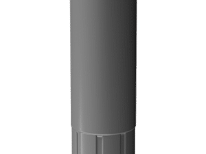 Döcke STAL PREMIUM Труба водосточная D90 1 м (Графит 7024)