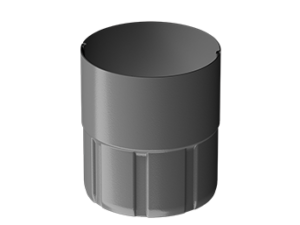 Döcke STAL PREMIUM Муфта соединительная D90 (Графит 7024)