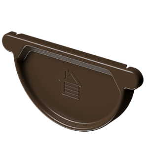 Döcke STAL PREMIUM Заглушка желоба D125 (Каштан 8017)